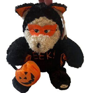Vintage 2003 Starbucks Bearista Bat EEK Halloween Bear Plush w/Tag